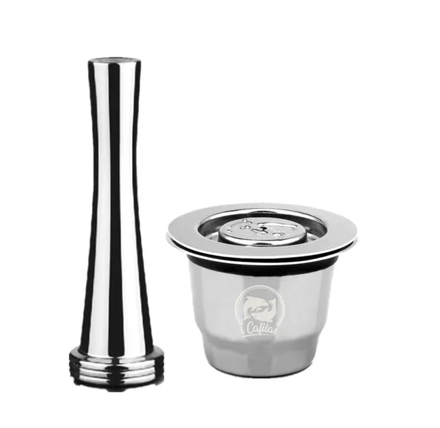 Многоразового использования Nespresso кофе капсулы Эспрессо и Crema версии фильтр для эссенца мини машина - Цвет: Светло-зеленый