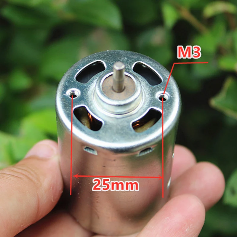 RS-545 Micro 35 5 мм Электрический двигатель DC 6V 7 2 V 4 Высокая Скорость мощности большой