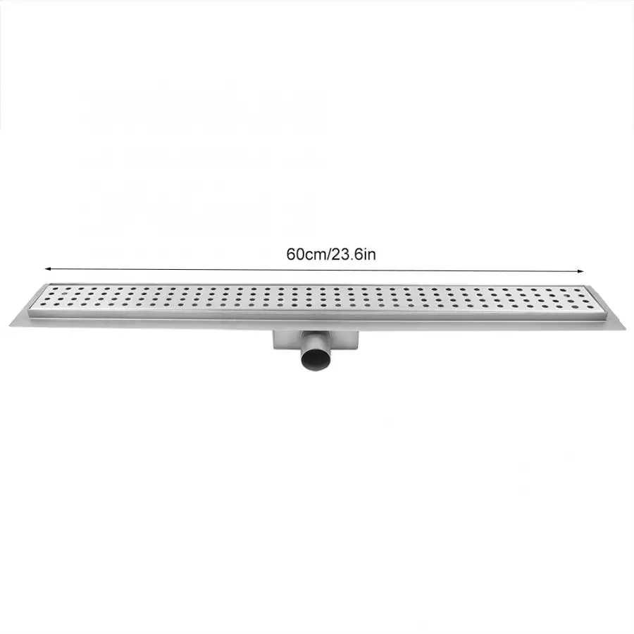 Ванная комната душевой пол прямоугольник линейный решетка Нержавеющая сталь