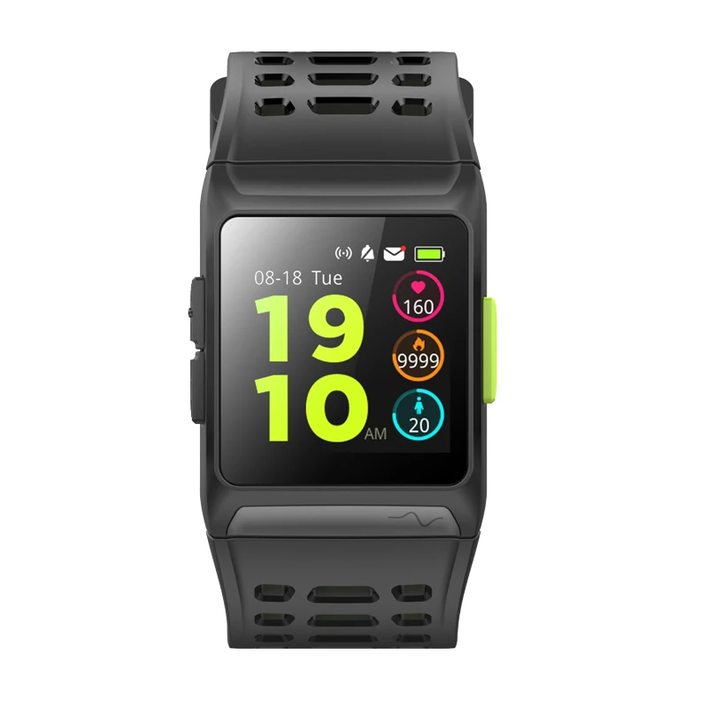 Смарт часы PK L16 с GPS динамическим пульсометром ЭКГ HRV анализом встроенным IPS