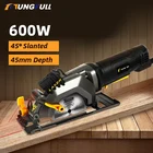 Многофункциональная ручная мини-циркулярная пила, портативная мини-циркулярная компактная пила, режущий станок для деревообработки, Электрическая цепная пила