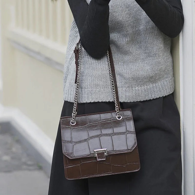 

Fashion Cowhide Bag Quality Women Leather Bag Handbag women's leather shoulder crossbody bags bolsa feminina de ombro