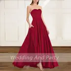 Сексуальное вечернее платье с открытыми плечами, обшитое бисером вручную атласная кроткое, для официальных мероприятий, для вечеринки и выпускного бала; Вечернее платье размера плюс элегантные наряды на свадебную вечеринку