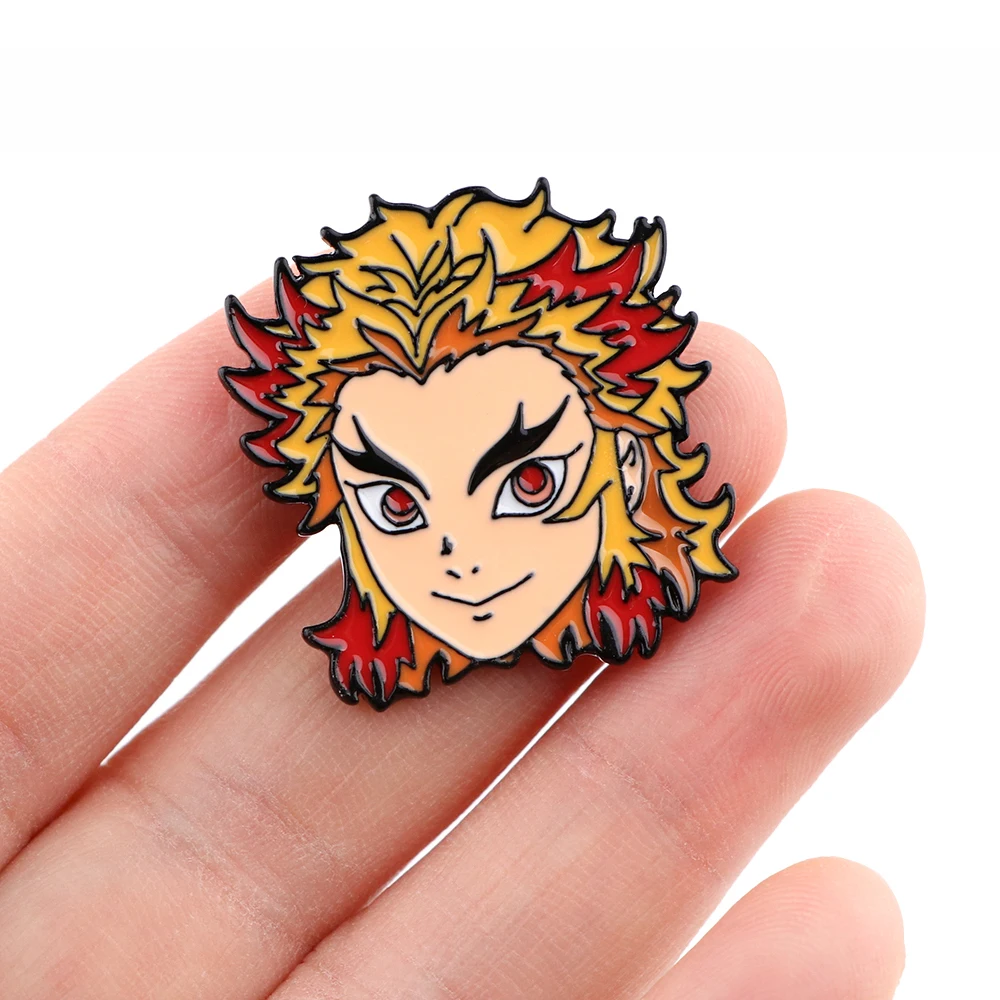 

Demon Slayer Japanese Manga Icons Cute Enamel Pin Badges With Anime Cartoons Lapel Pins Decoration Jewelry Gifts Accessories