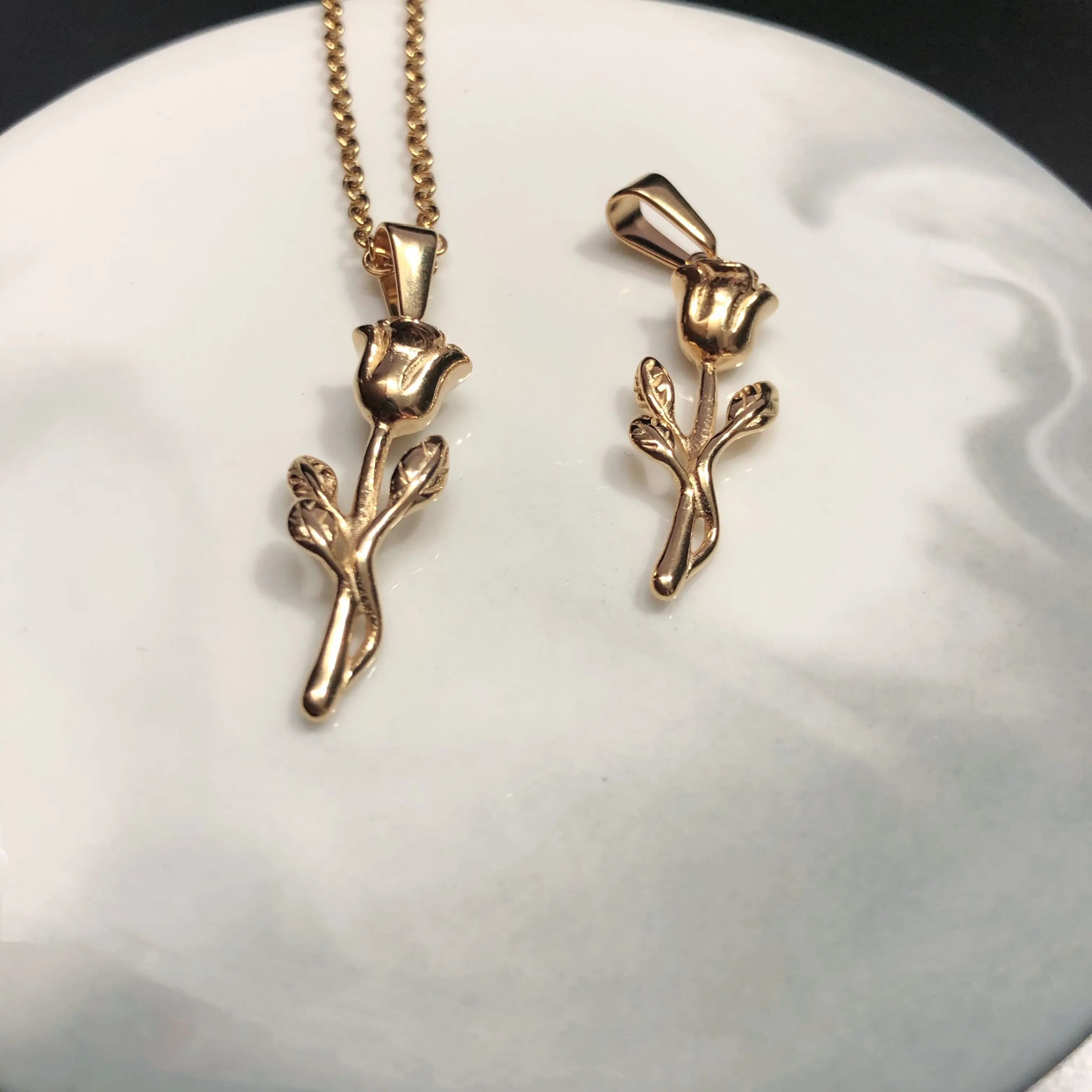 Женское винтажное ожерелье из нержавеющей стали в стиле бохо | Украшения и