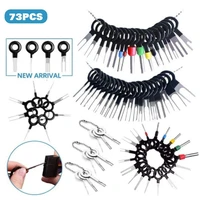 73pcsset car plug circuit board wire harness terminal extraction pick connector crimp pin back needle remove tools