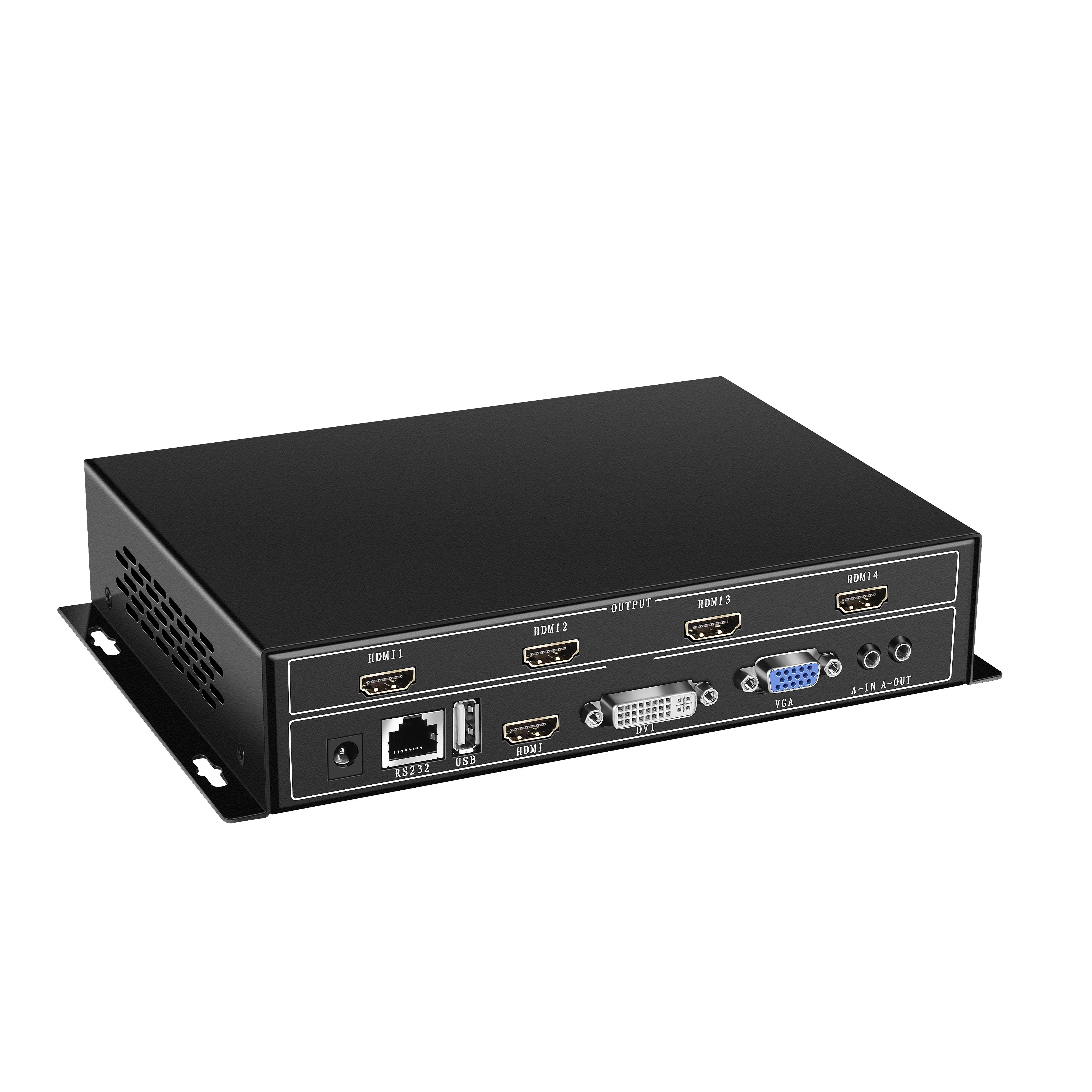 Настенный ТВ видеорегистратор YiiSPO 4 канала 2x2 1x3 1x2 HDMI DVI VGA USB RS232 управление для