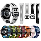 Ремешок силиконовый для Samsung Galaxy Watch 4 Classic, сменный спортивный браслет для наручных часов с изогнутым концом 46 мм 42 мм 44 мм 42 мм