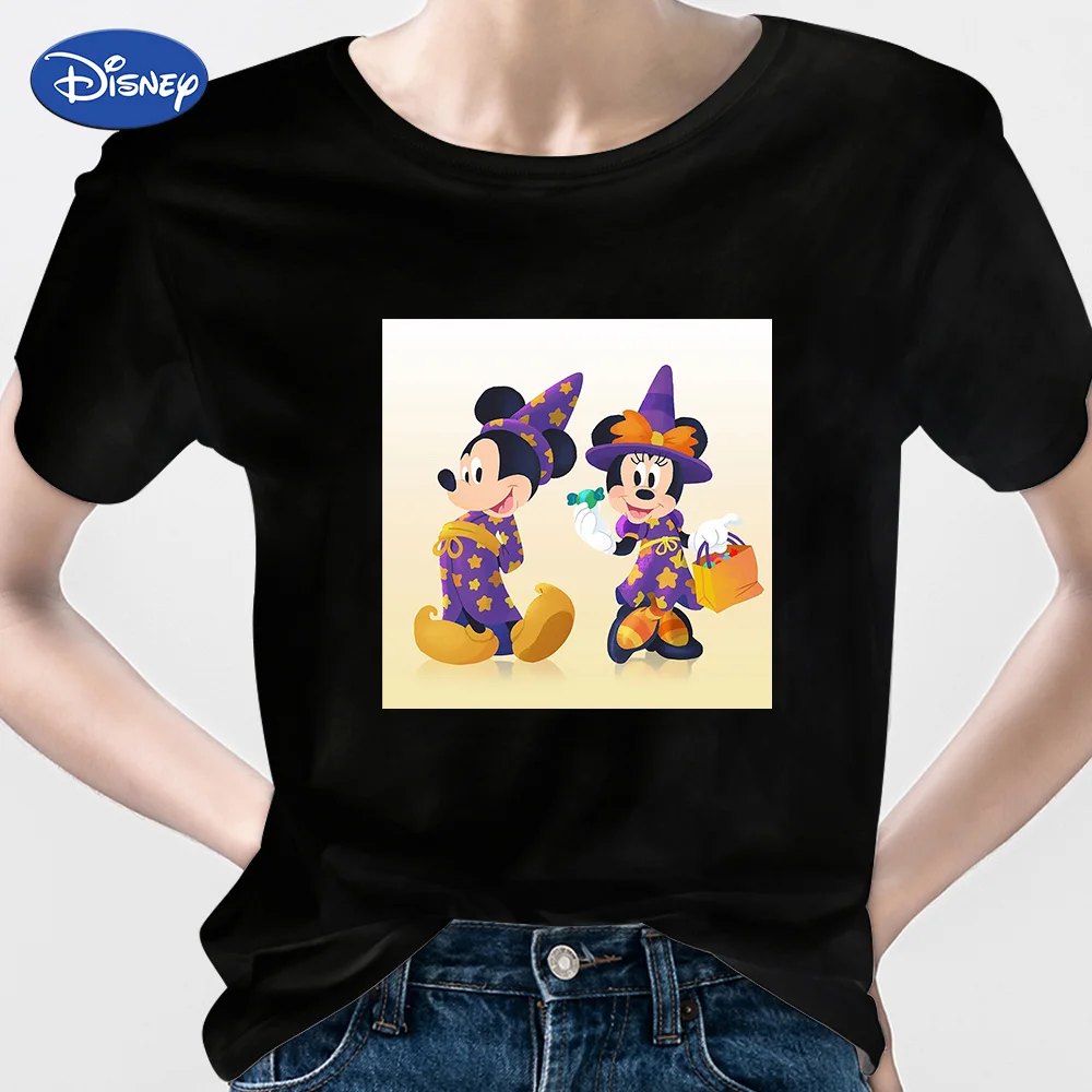 

Disney Femme T Shirt Black Ropa Tumblr Mujer Mickey Mouse Dance Printed Fashion Tops Short Sleeve Instagram Clothes Trend Woman