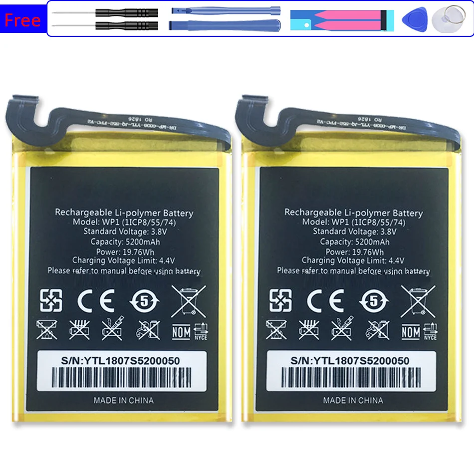 

5200mAh Battery For Oukitel WP1