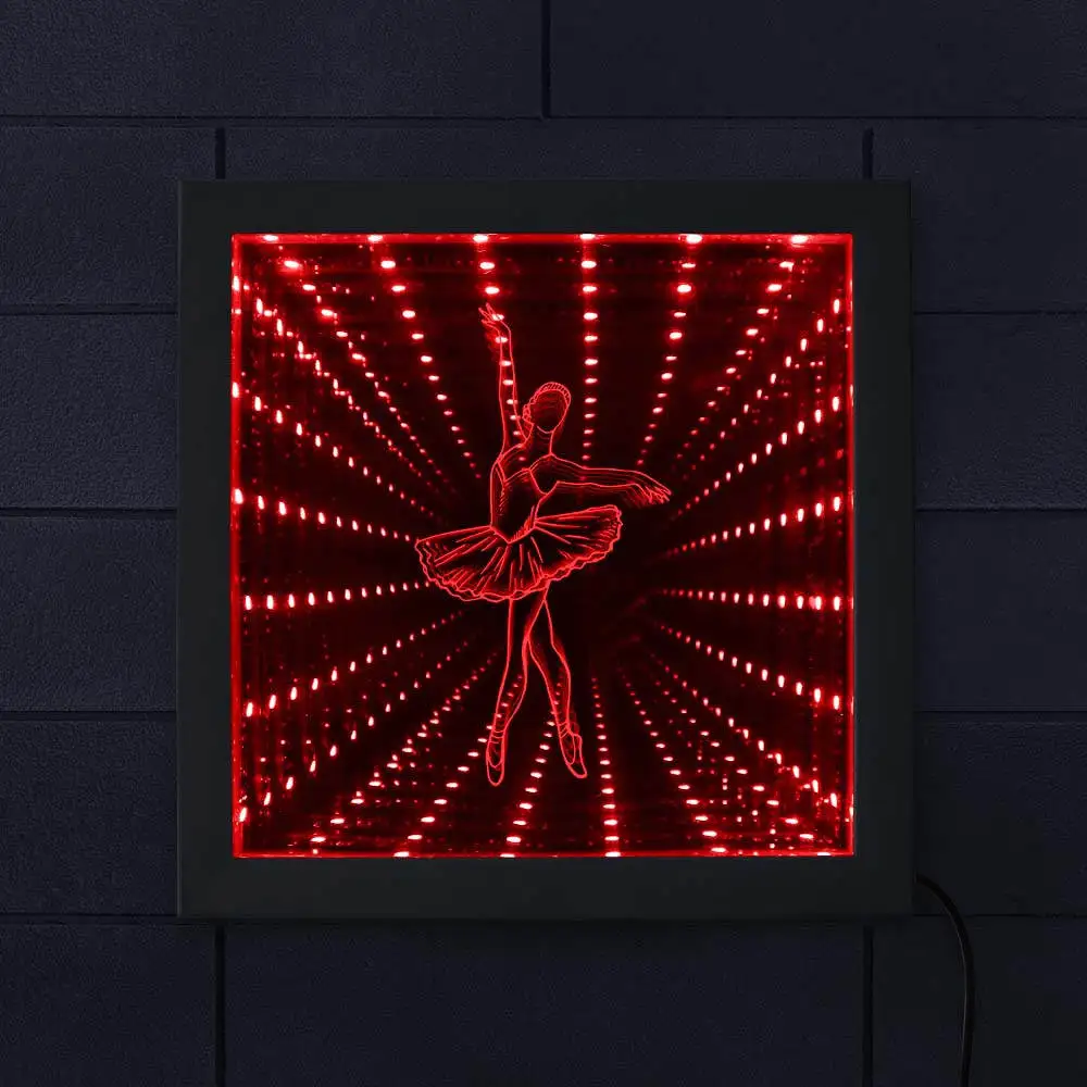 Балерина для девочек украшение очаровательное зеркало бесконечности балетная