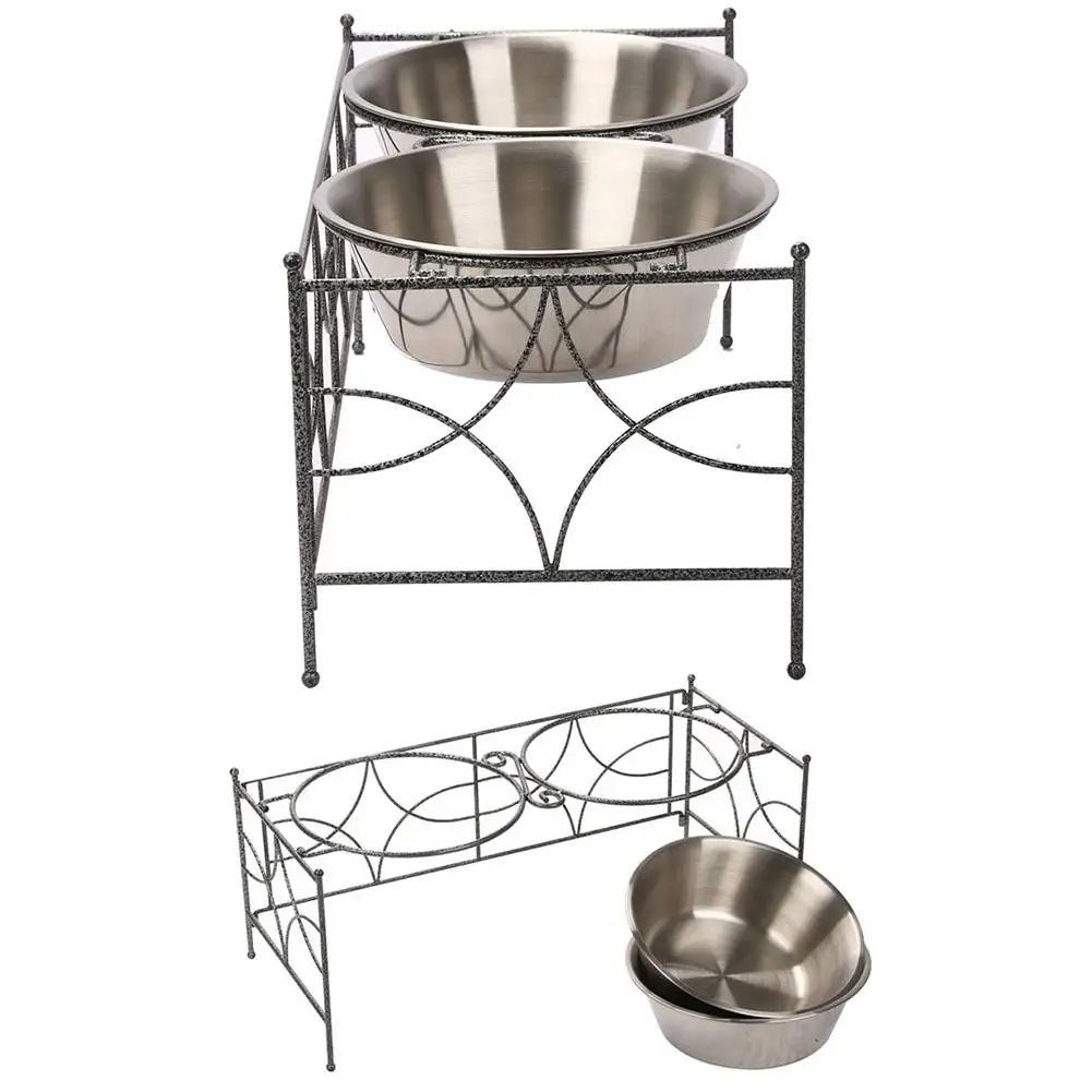 Кормушка Для Воды Из Нержавеющей Стали кормушка с подставкой для средних и