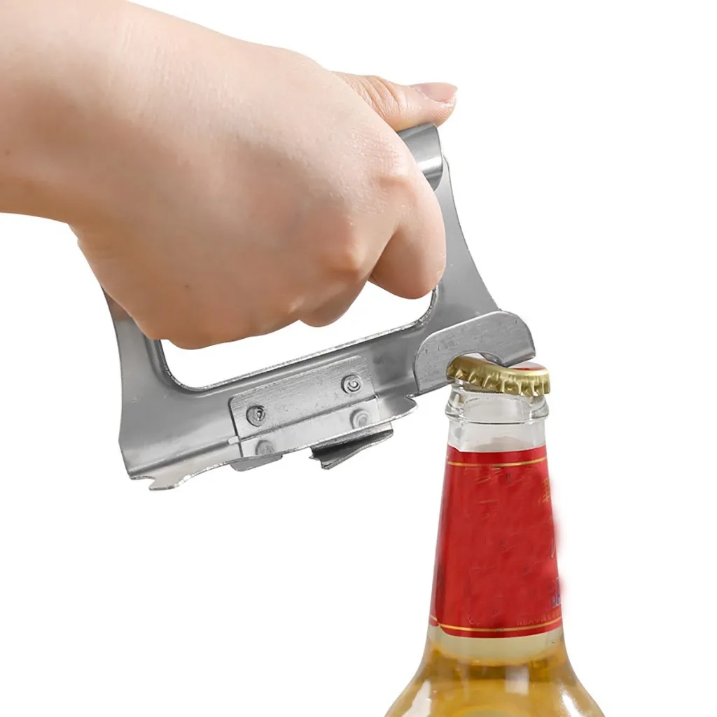 Can Opener Manual Stainless Steel Bottle Kitchen Tin Smooth Edge Professional Ergonomic | Дом и сад