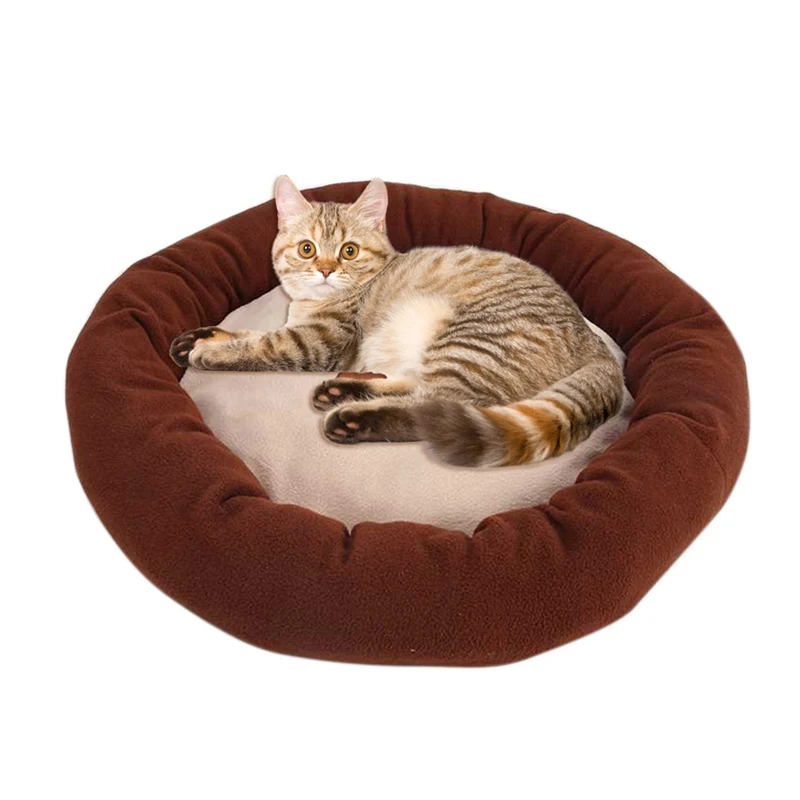 2019 мягкая кровать для кошки коврик собаки круглая комфортный домик котенок