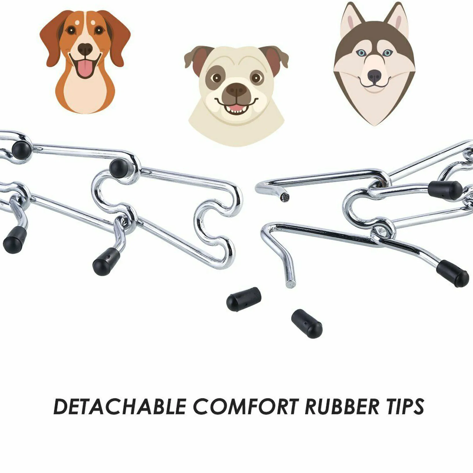 Новый Регулируемый Металлический Стальной зубчатый ошейник для дросселя