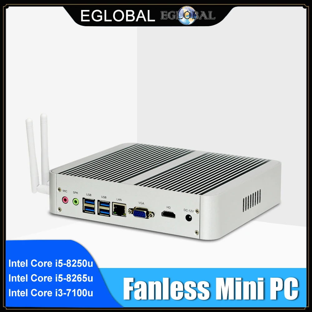Мини компьютер Eglobal Core i5 7200U Kaby Lake Win10 Barebone HTPC Intel HD Graphics 620 Wi Fi 4USB3.0 + 4USB2.0|eglobal core|mini