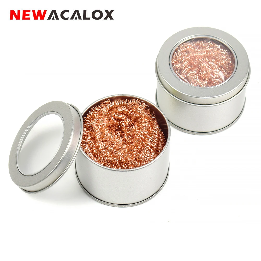 Наконечники для паяльника NEWACALOX шарики быстрой очистки с латунной проволокой