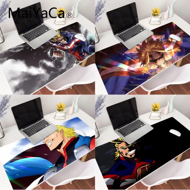 

MaiYaCa Hot Sales all might Office Mice Gamer Soft Mouse Pad Gaming Mouse Pad Large Deak Mat 700x300mm for overwatch/cs go