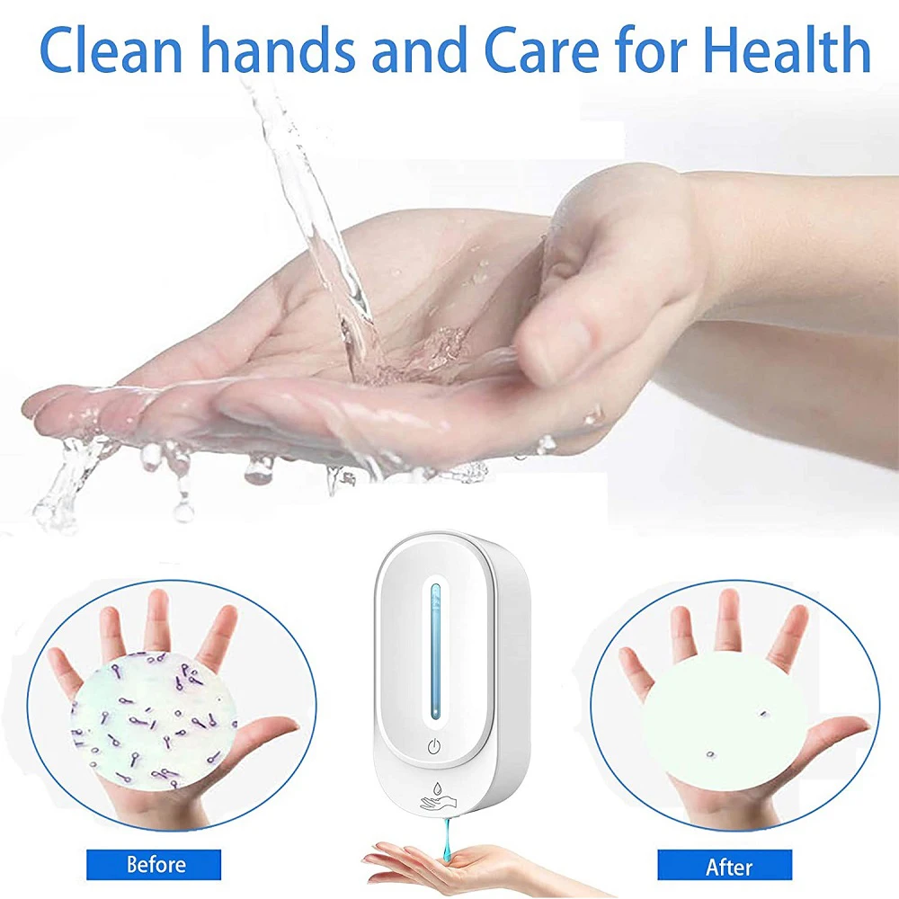 

AIRMSEN Touchless Automatic Soap Dispenser Smart Foam Machine Infrared Sensor Foam Soap Dispenser Hand Sanitizer Washing Machine