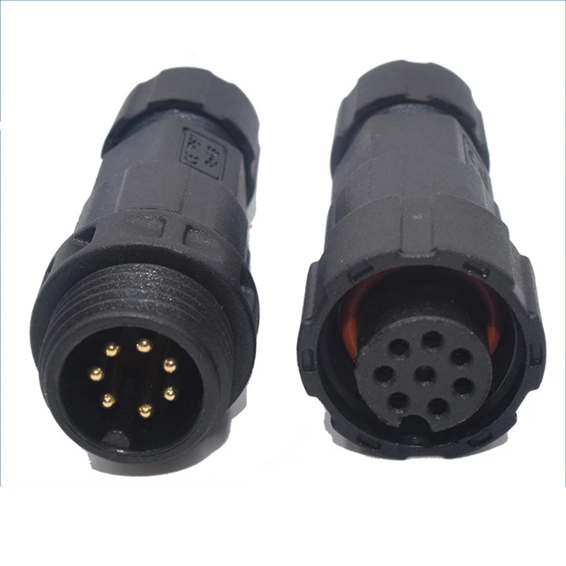 Водонепроницаемый Электрический кабель IP68 гнездовой разъем в сборе для пайки