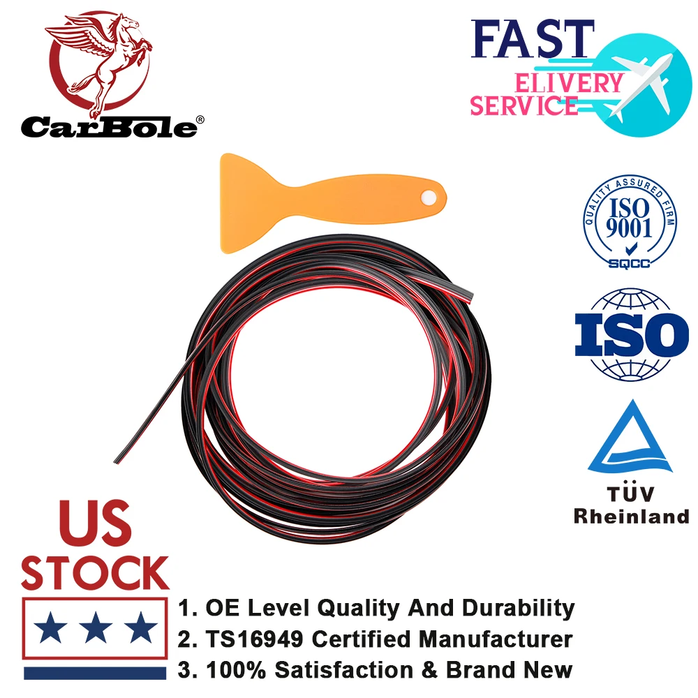 

Карбол 5 м красный автомобиль фургон интерьер двери зазор край линии вставка молдинг отделка полоса Аксессуары 100% новый и высокое качество