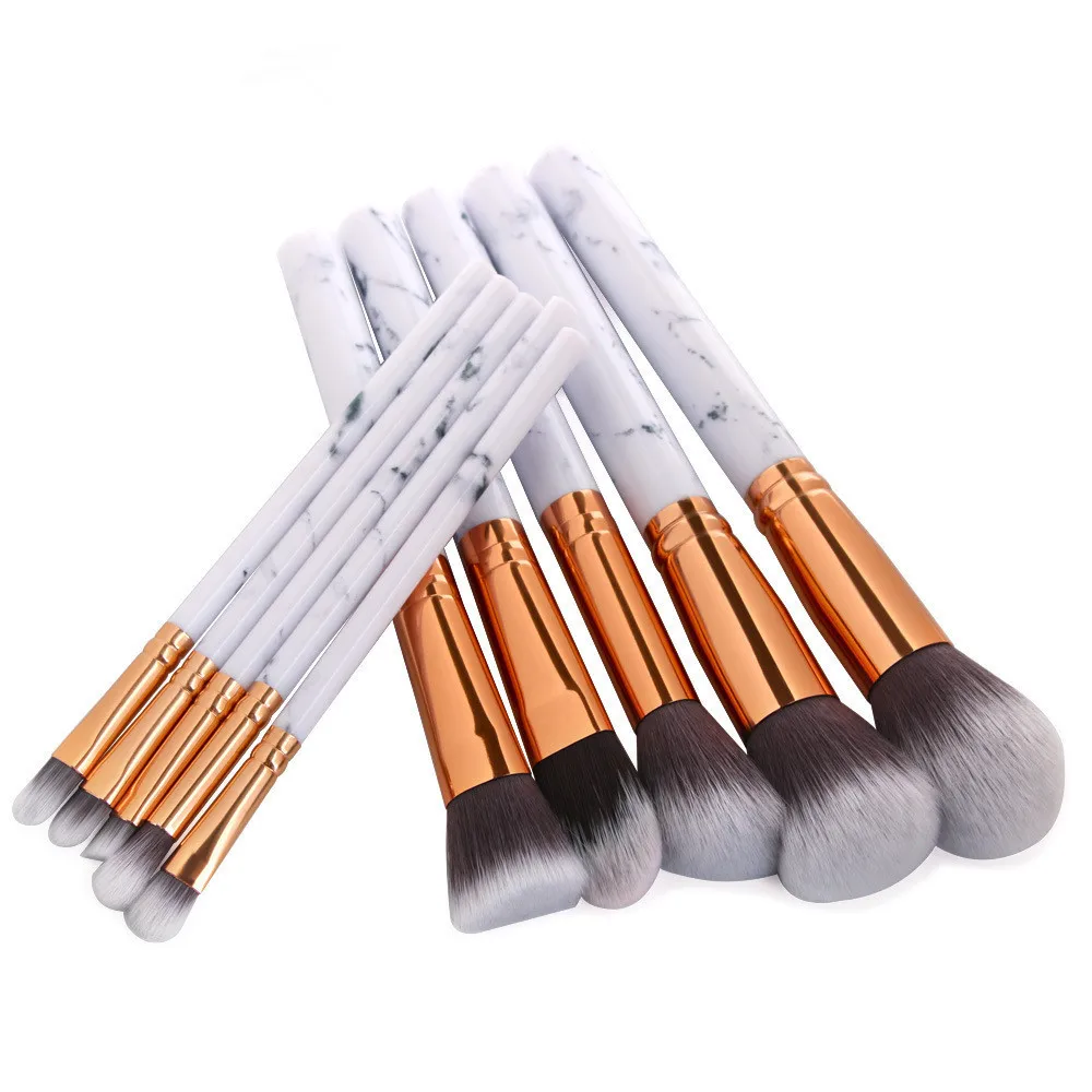 

NEW 14pcs Soft makeup brushes set Marble pattern foundation powder blusher lip eyebrow eyeshadow eyeliner brush cosmetic tool