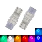 Керамические светодиодные водонепроницаемые 3d-ламсветильник T10 W5W для номерных знаков, 2 шт.