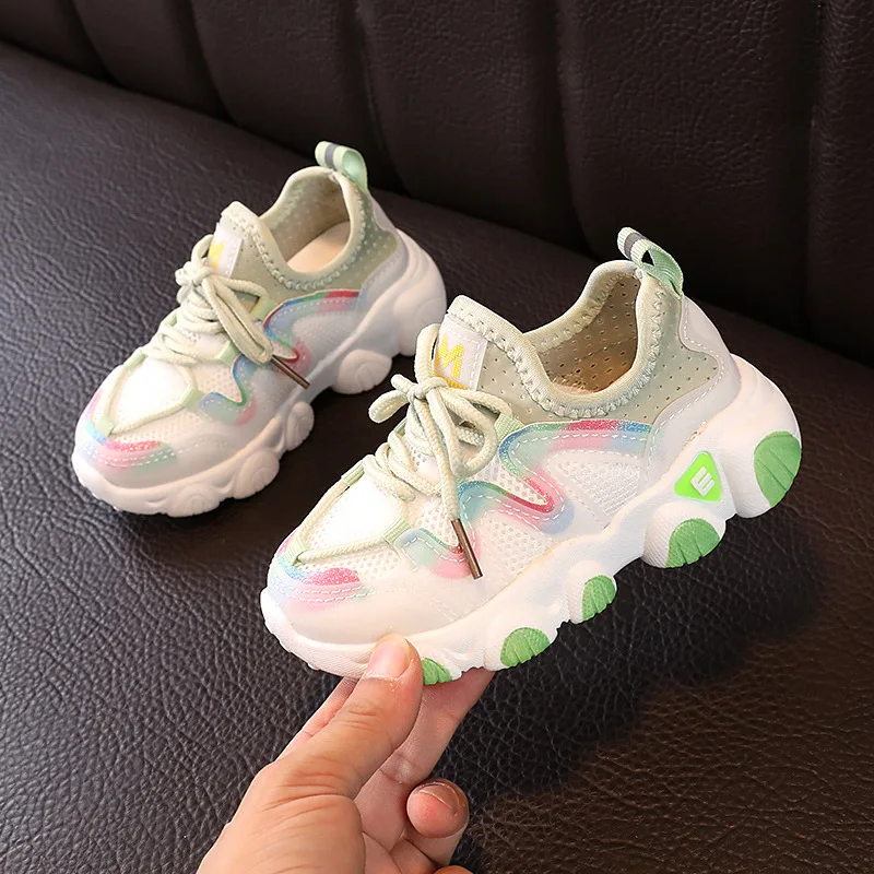 

Children Shoes for Girls Sport Shoes Fashion Breathable Baby Soft Bottom Non-slip Casual Kids Girl Sneakers Toddler Sneakers