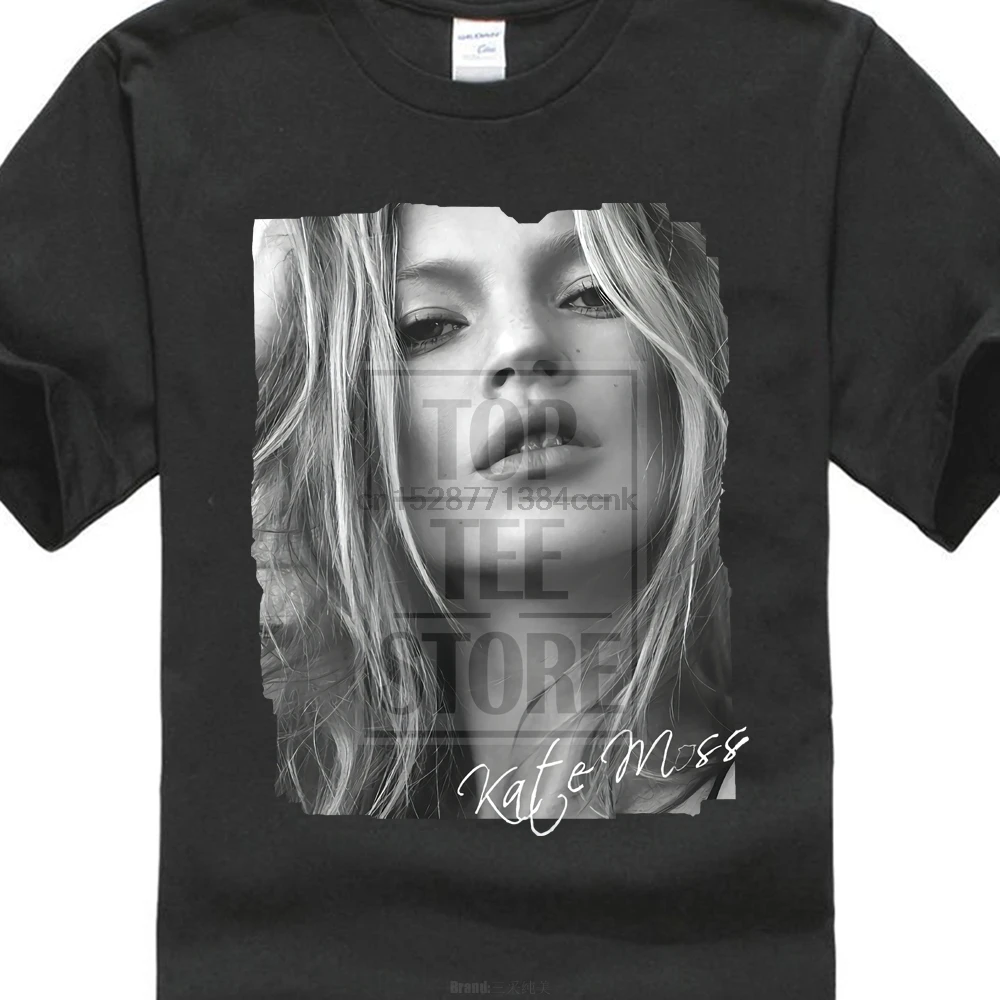 Kate Moss H Мужская футболка изображение знаменитости 7015247| |