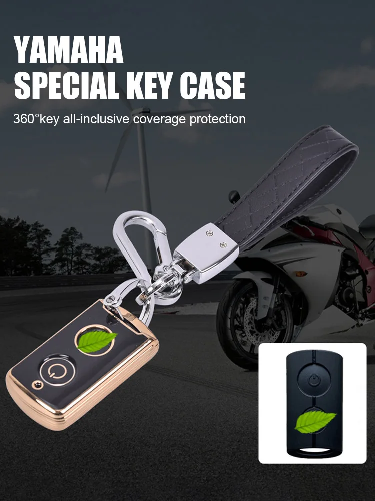 

NEW Motorcycle Remote Key Case TPU Protective Key Cover for Yamaha NVX NVX155 XMAX XMAX300 QBIX AEROX JAUNS Motor Key Shell