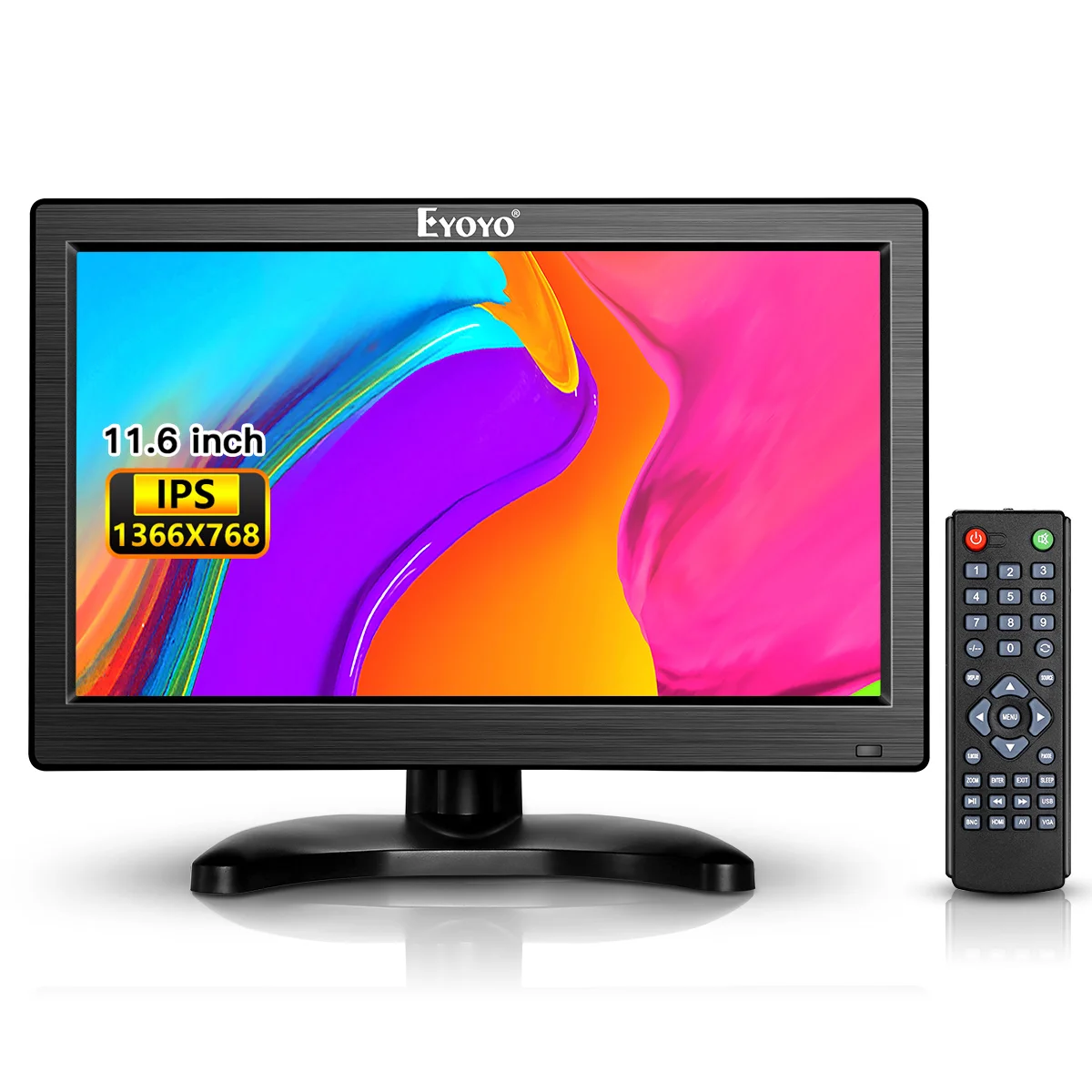 Eyoyo 12 дюймов ips 1366x768 HD дисплей CCTV монитор HDMI компьютер безопасности Raspberry Pi