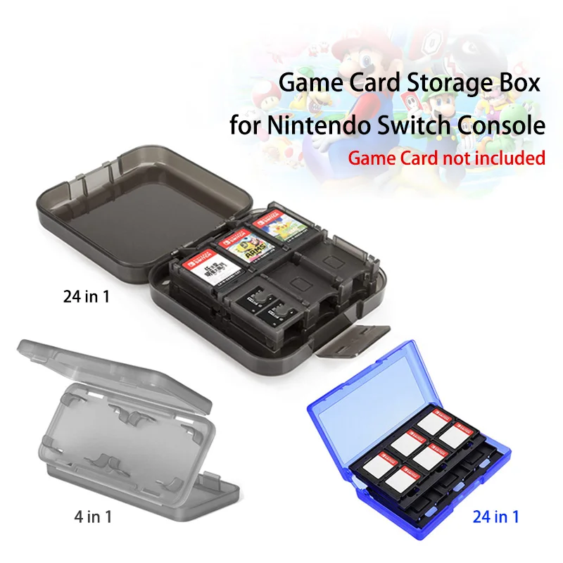 Чехол для Nintendo 24 в 1 и 4 портативный чехол игровых карт противоударный жесткий