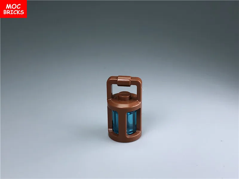 10 шт./партия кубики Moc DIY посуда фонарь подходит с 37776 круглыми кирпичами 1X1 развивающие строительные блоки игрушки для Детский Рождественский подарок