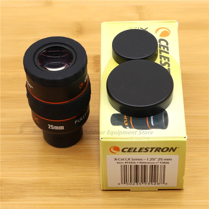 Celestron X CEL LX 25 мм 1 дюйма 60 градусов широкоугольный Телескопический окуляр|Телескоп