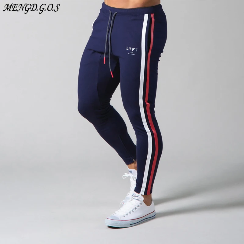 Уличная Повседневная Мужская одежда для бега бодибилдинга мужские брюки с