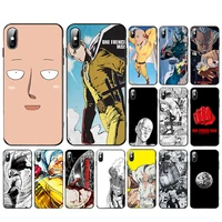 phone cases one punch man tpu soft phone accessories shells for iphone 5 5s se 2020 x 6 7 7plus 8 8plus xs max xr 11 11pro cover
