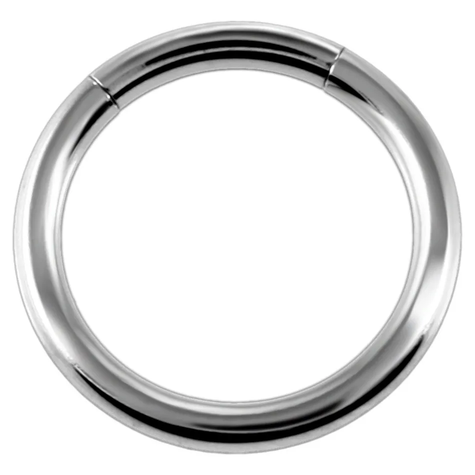1PC G23 Titanium Hinged Segment Nose Ring 16g&amp14g Nipple Clicker Ear Cartilage Tragus Helix Lip Piercing Unisex Fashion Jewelry |