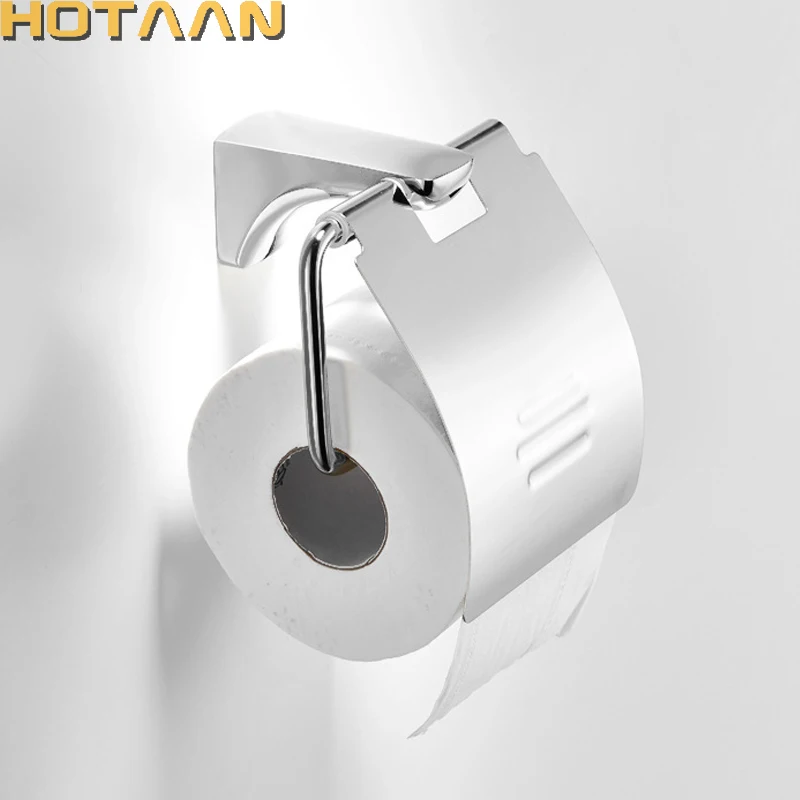 Хромированный держатель для бумаги в ванную комнату с хрустальным настенным