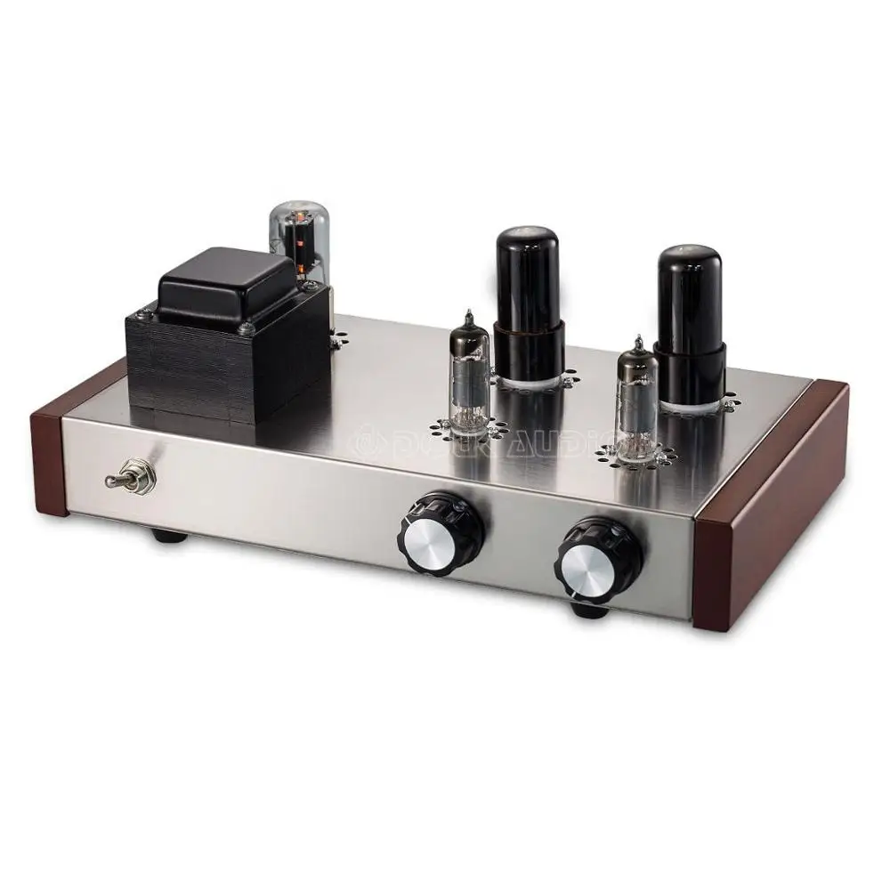Nobsound ручной работы 6J4 пуш-ап 6P6P усилитель клапанной трубки стерео Hi-Fi класса ламповый предусилитель 4 продукцию сельского хозяйства - Цвет: Finished amp