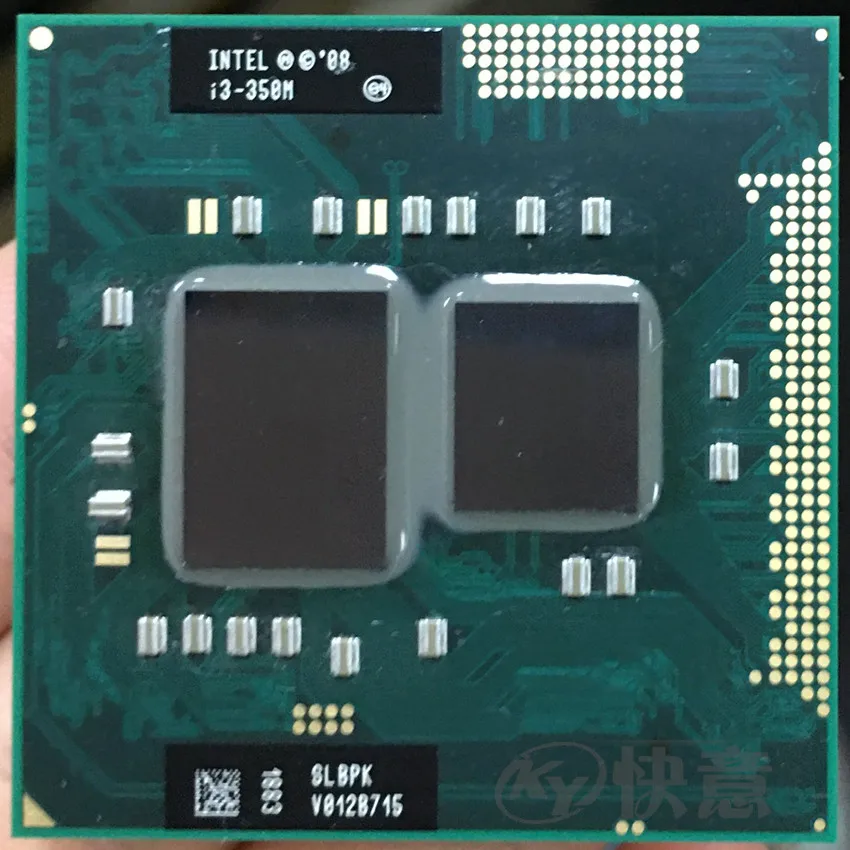 Intel Core laptop Mobile I3-350m I3 350m Оригинальный Socket G1 CPU 3M Cache/2 26 ГГц/двухъядерный процессор |