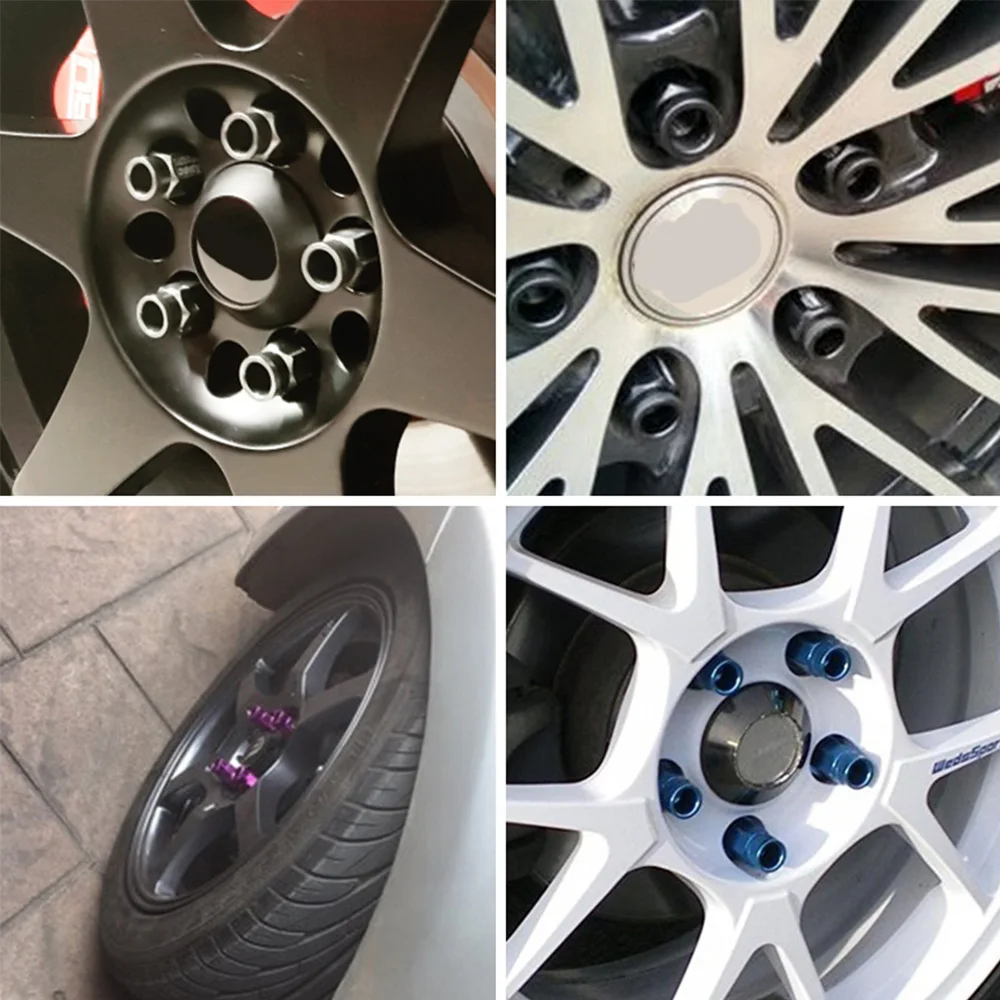 20 шт. алюминиевые гаечные гайки для гоночных колес длина 50 мм|racing wheel lug nuts|lug nutswheel
