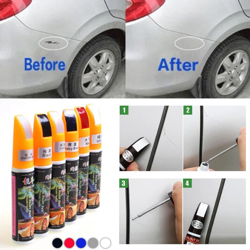 Scratch Repair for Vehicles Marker Pen Car Compact Automotive Touchup Paint Coat Smart High Quality Portable |