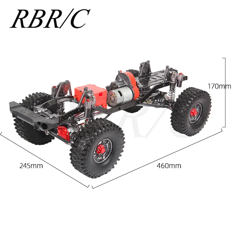 

RBR/C Φ металлическая рамка Шасси первого поколения для автомобиля «сделай сам», модифицированный фитинг, аксессуар для SCX10 1:10 внедорожника, р...