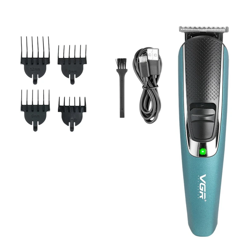 

VGR V-176 Oil Head Electric Hair Clipper Engraving Shaver Trimmer USB Charging Electric Hair Clipper