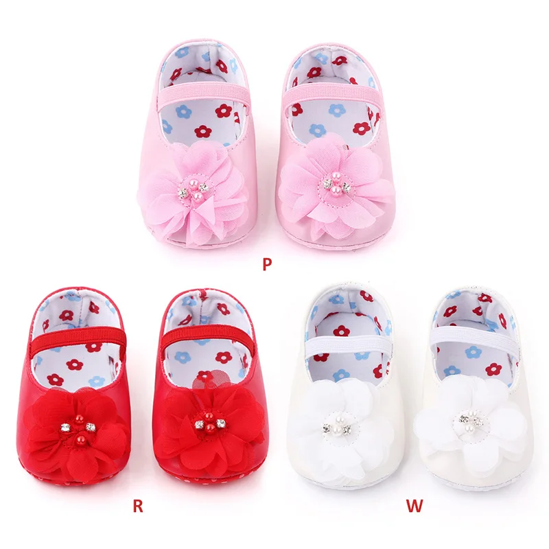 

Baby Girl Anti-Slip Casual Walking Shoes Princess Shoes Soft Soled Flat Shoes