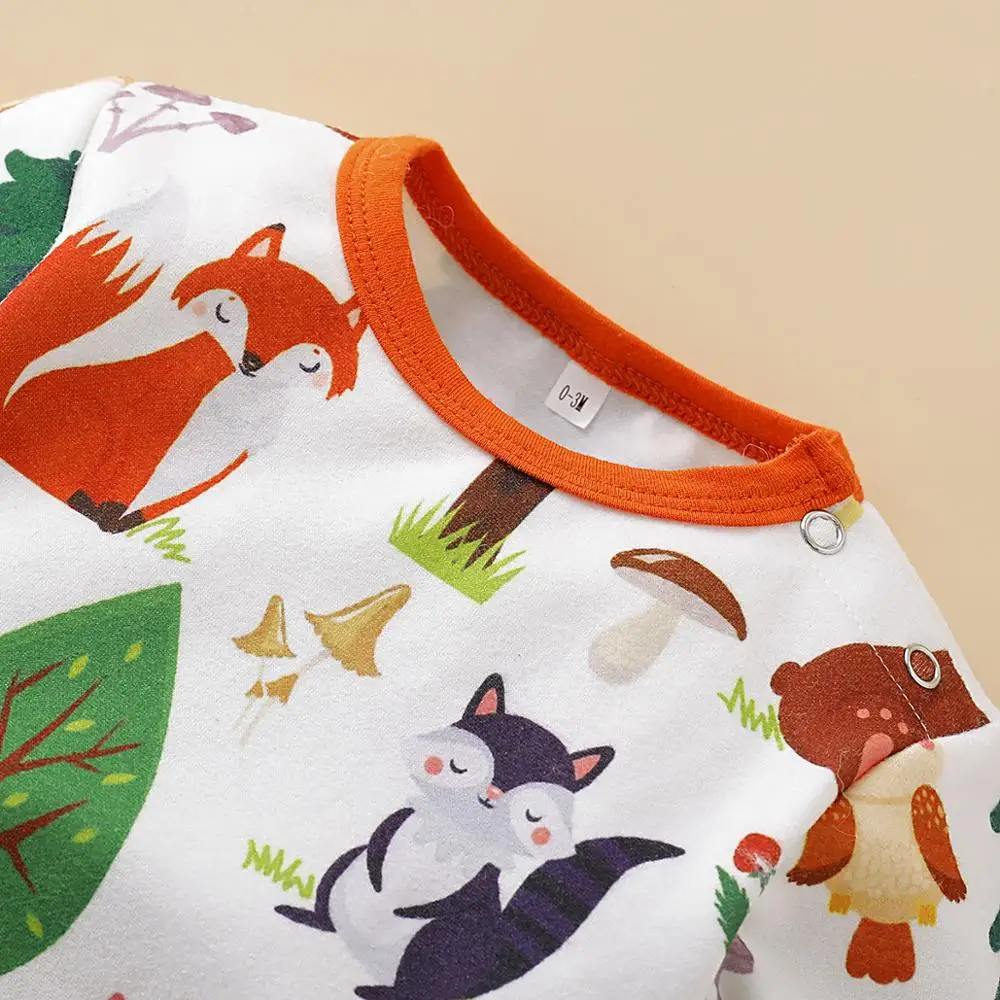 Комбинезон для маленьких девочек и мальчиков bunvel комбинезон с мультяшными