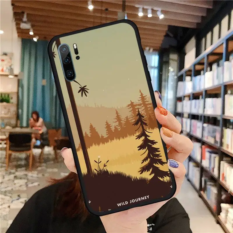 

Meditation App Wild Journey Phone Cases For Huawei honor Mate P 9 10 20 30 40 Pro 10i 7 8 a x Lite nova 5t Soft silicone funda
