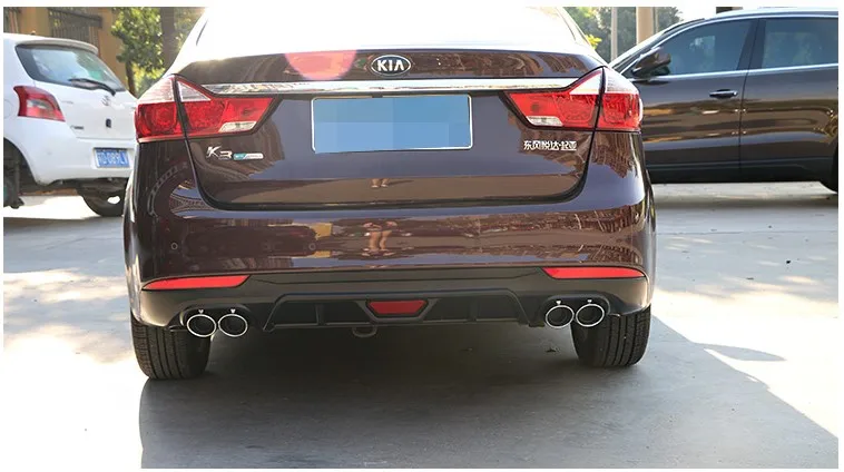 Задний спойлер для Kia forte k3 задний из АБС пластика диффузор заднего бампера After chrome