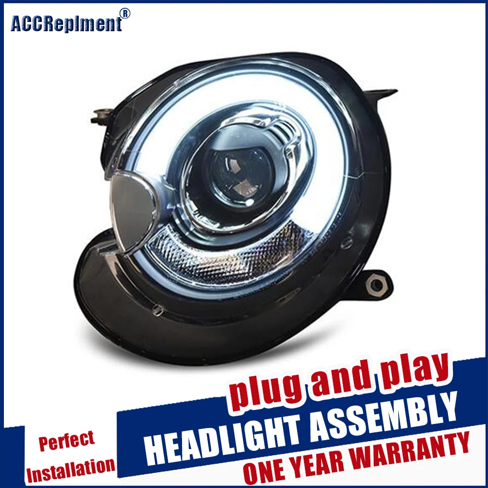 Автомобильный Стайлинг светодиодный налобный фонарь для мини R56 головной