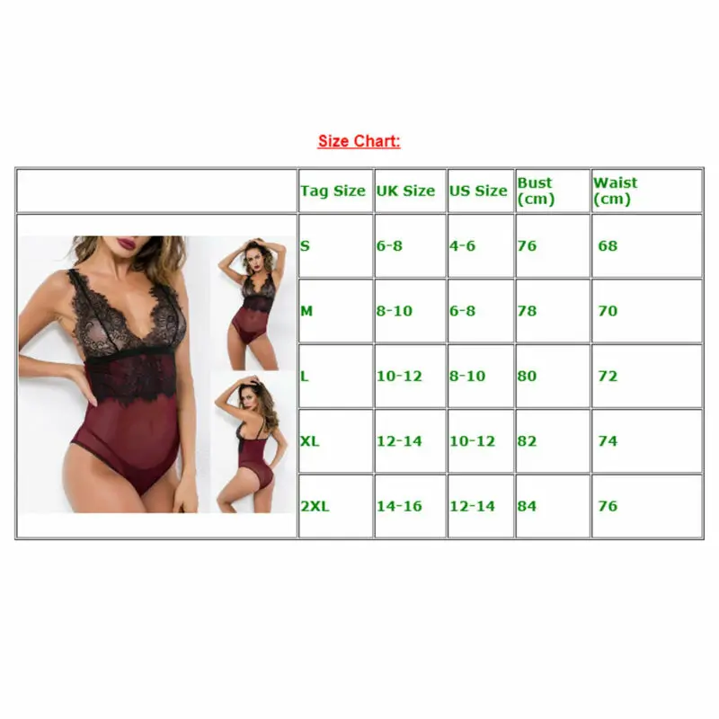 Новое женское сексуальное нижнее белье Babydoll Ночное кружевное черное платье